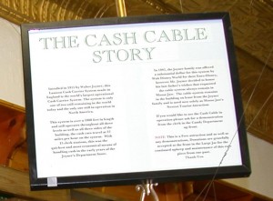 Cash Cable Story Sign Moose Jaw Saskatchewan