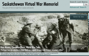 Saskatchewan Virtual War Memorial